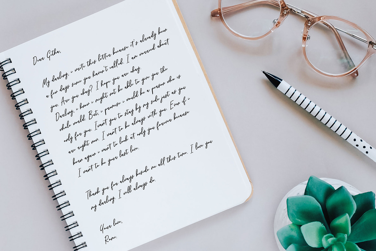 Githa Lovely | Font Duo preview 7