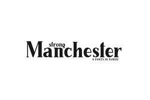 Manchester. Serif Family