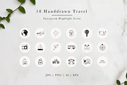 Travel Highlight Icons for Instagram, a Social Media Template by Irene Florentina Design (Thumbnail 2 of 4)