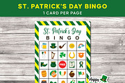 St. Patrick's Day Bingo Printable, a Print Template by Graphicsnext (Thumbnail 3 of 4)