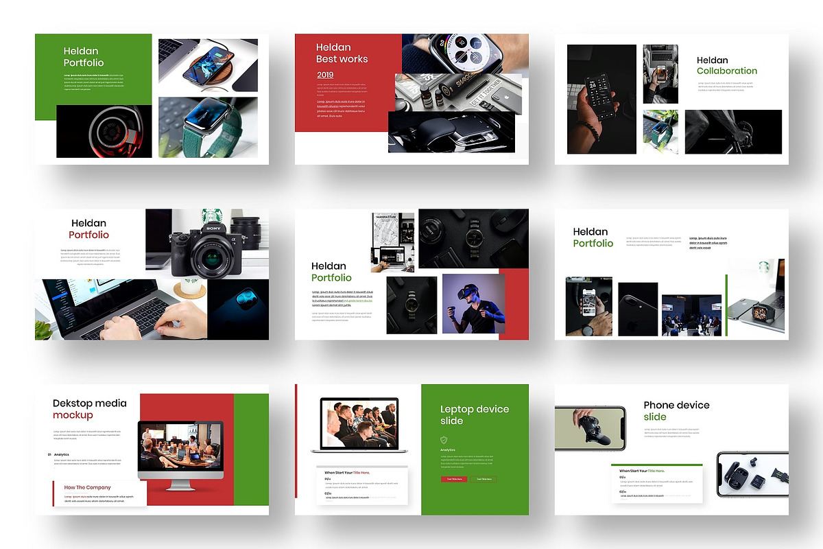 Heldan  – Business PowerPoint Templa, a Presentation Template by Dens Creative Studio (Photo 4 of 6)