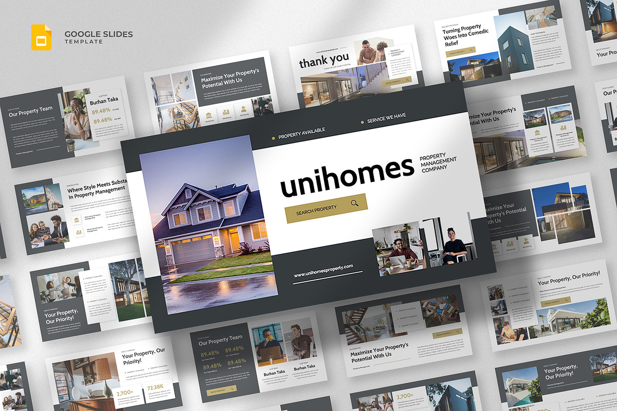 Property Business Google Slides, a Presentation Template by fluffstudio (Photo 1 of 4)