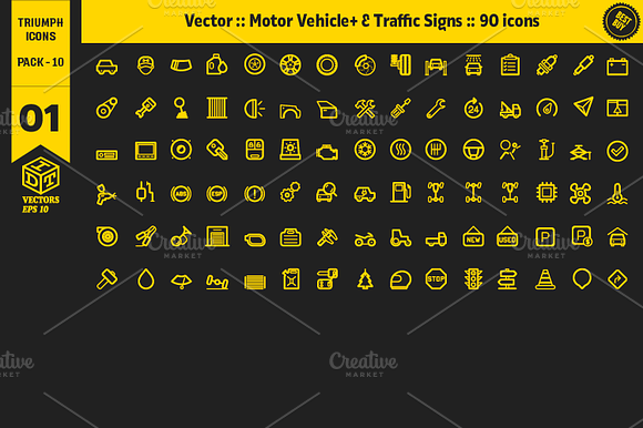 Triumph Icons Pack 10 preview 3