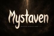 Mystaven, a Serif Font by Wow Magic (Thumbnail 1 of 4)