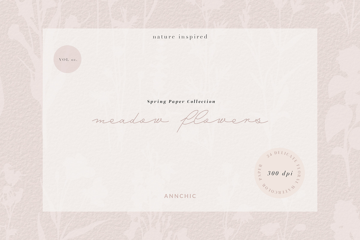 Meadow flowers - Digital art paper, a Texture Graphic by Anna Sokol (Photo 16 of 22)