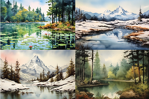 Serene Landscapes Collection