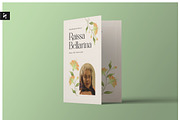 White Simple Minimal Funeral Program, a Brochure Template by Neermana (Thumbnail 1 of 4)