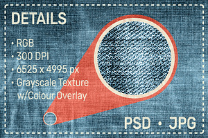 Worn Denim Texture Pack