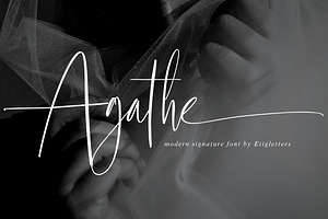 Agathe Handwritten Script