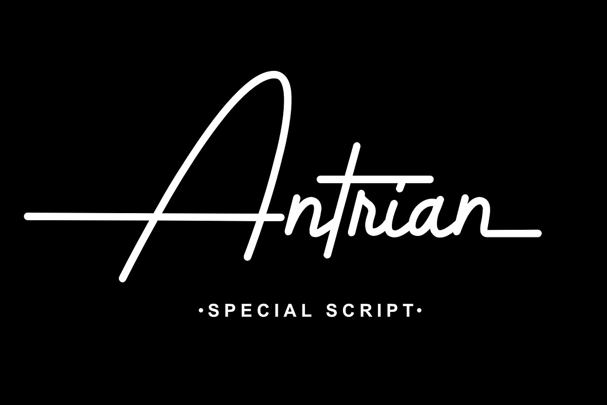Antrian Script, a Script Font by Andika Fez (Photo 1 of 12)