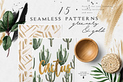 Greenery Summer Design Set, a Texture Illustration by Graphic Box (Thumbnail 7 of 9)