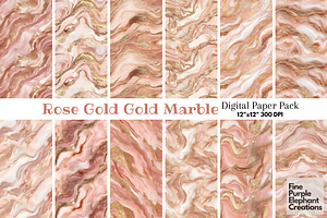 Rose Gold Marble Texture Granite