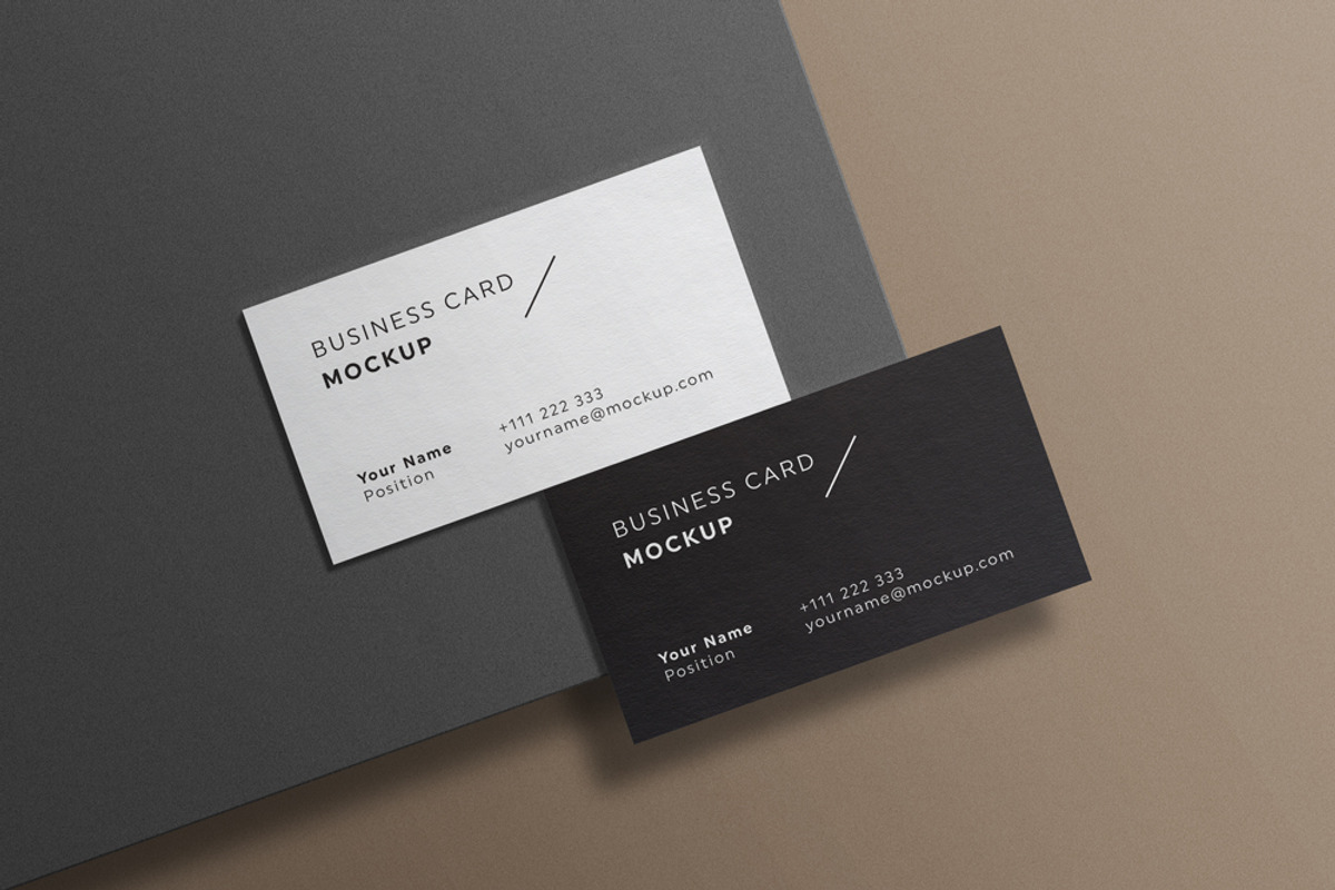 Coloured Edge Business Card Mockups, a Business Card Template by Dopestype (Photo 4 of 7)