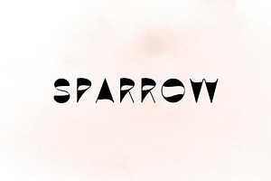 Sparrow - modern sans serif