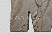 Carved Stone 3D Letters Set, an Object Graphic by Kotulsky Mockups (Thumbnail 6 of 6)