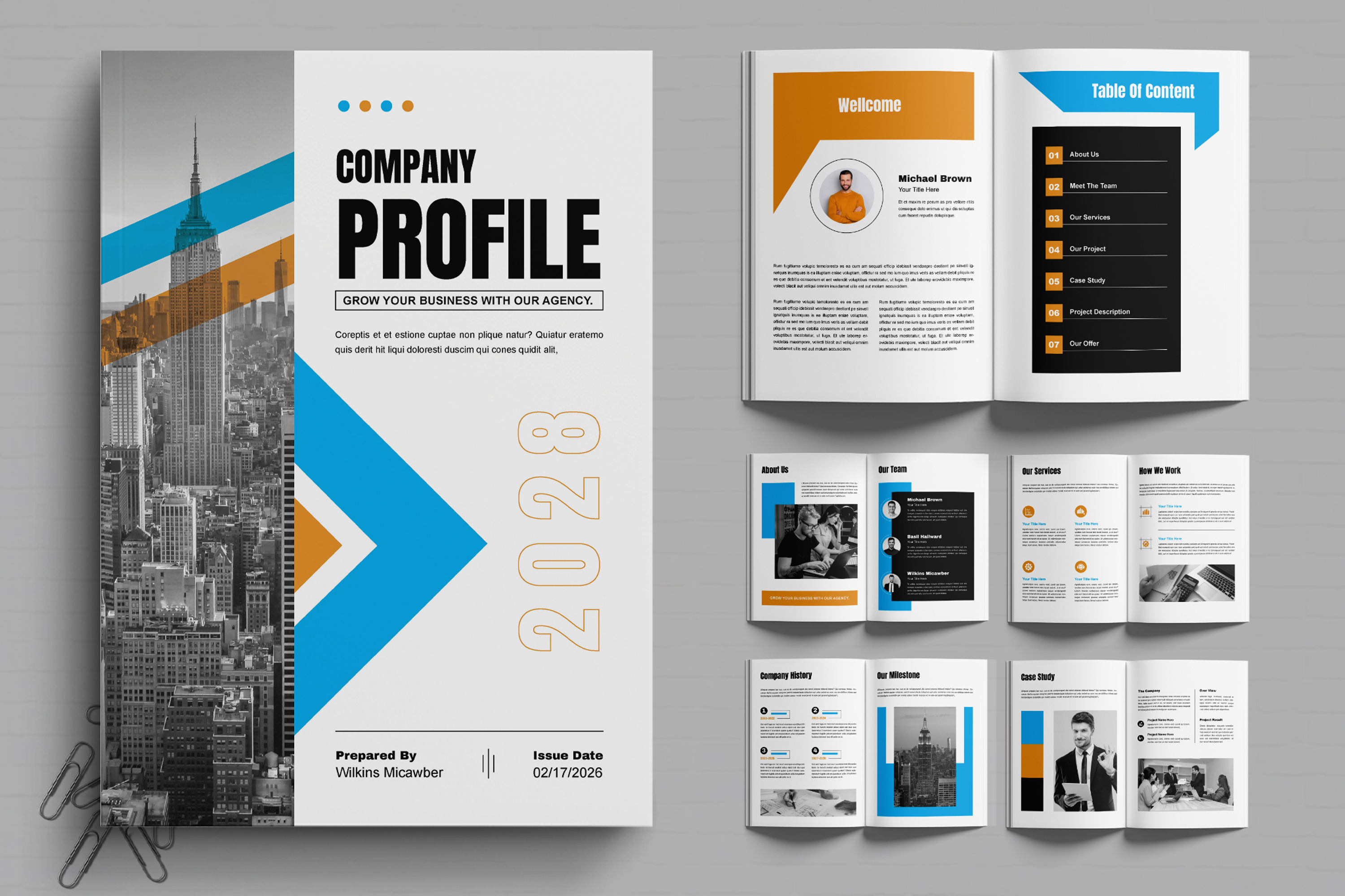 Company Profile Design Template