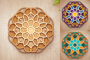 3D Poppy Flower Mandala - SVG Cut Fi, an Object Graphic by Arshad Ali (Thumbnail 7 of 8)