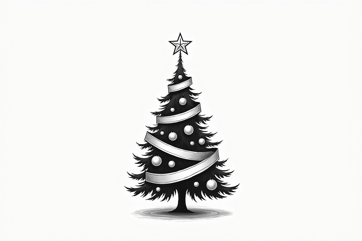Christmas Tree Ornament Design Pack, an Illustration by musafir_fashion (Photo 2 of 21)