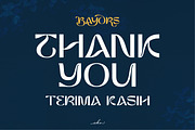 Bayors | Psychedelic Display font, a Sans Serif Font by Ekahermawan (Thumbnail 14 of 14)