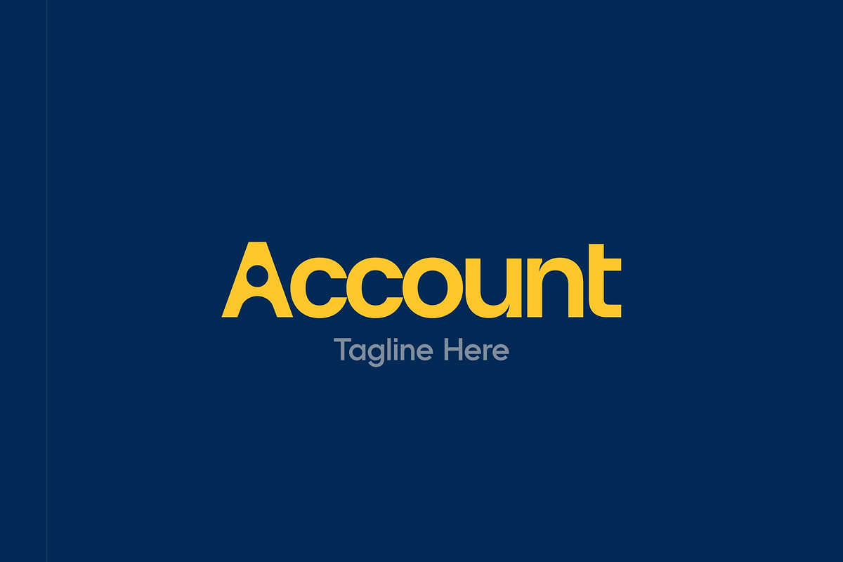 Account User Profile Wordmark Logo, a Branding & Logo Template by ika trisiana (Photo 1 of 2)