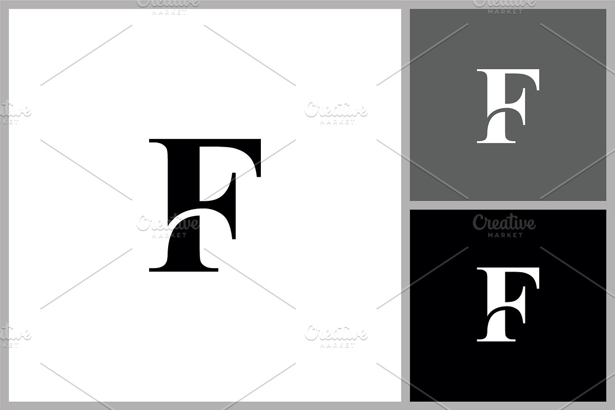 Elegant Letter F Logo Icon, a Branding & Logo Template by quadrazo