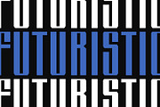 Lockamor Futuristic Display Font, a Sans Serif Font by Maulana Creative (Thumbnail 3 of 15)