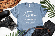 T-Shirt Mockup Bundle Bella Canvas, a Shirt Mockup by lock and page (Thumbnail 24 of 71)