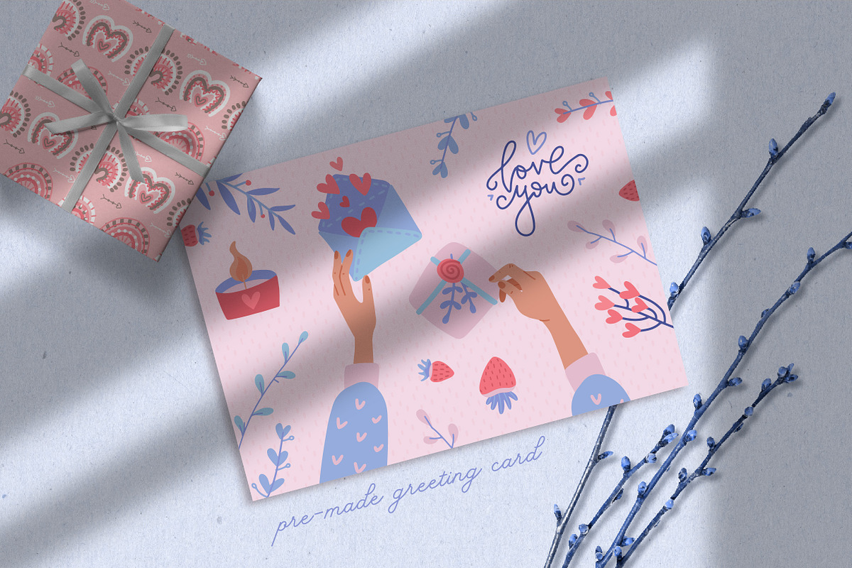 Valentine's hands - clipart bundle, a Person Illustration by Lana Sham (Photo 5 of 10)