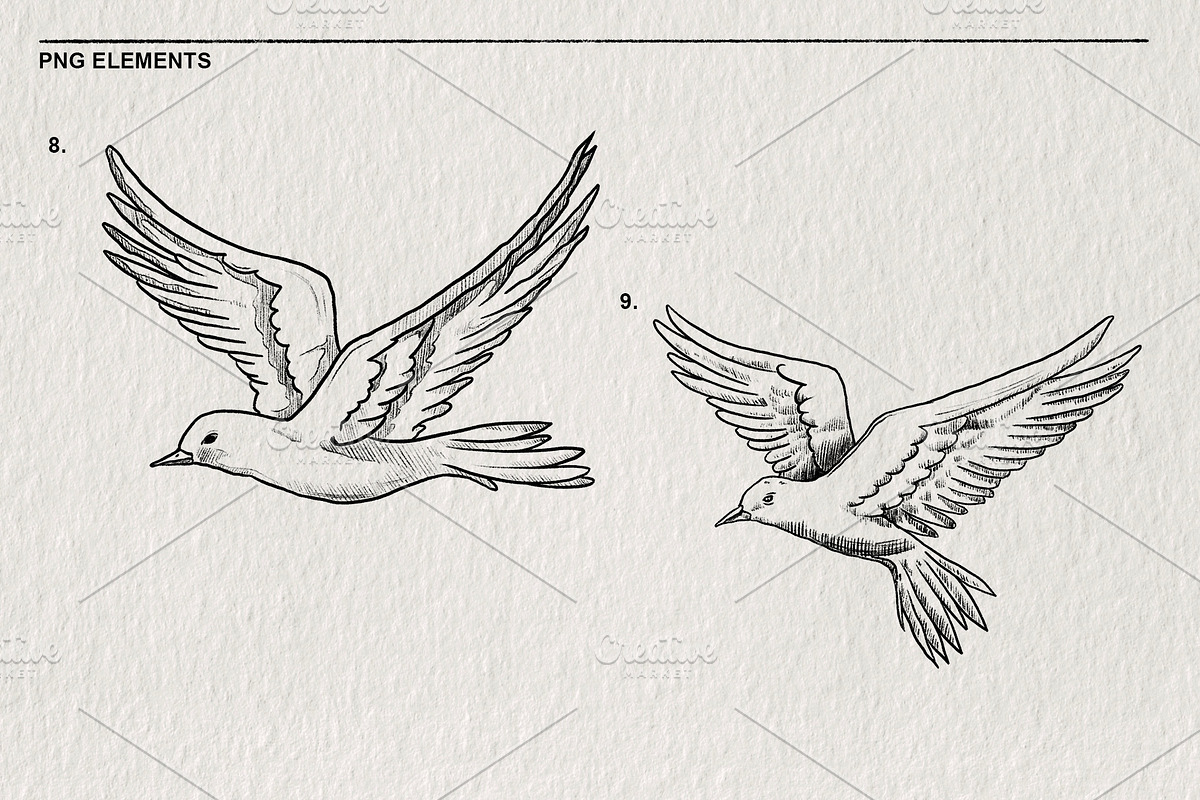 Wedding Sketch Set PNG, a Decorative Illustration by LOKSKIH (Photo 6 of 9)