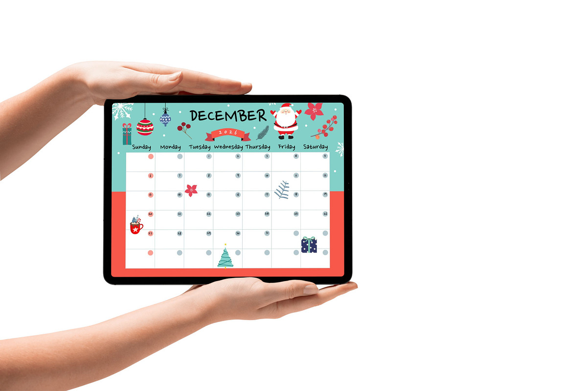 cute calendar for kid design, a Print Template by Piixypeach (Photo 9 of 10)
