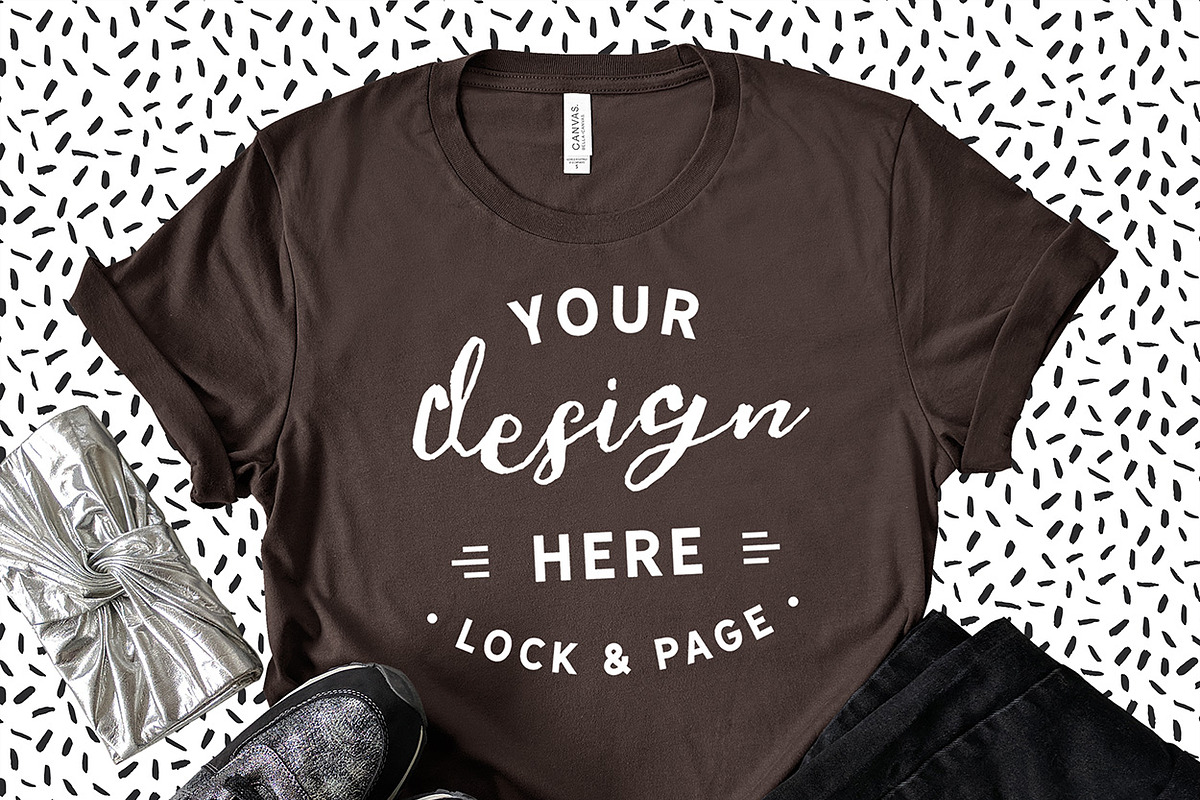Bella Canvas 3001 Graphic Mockups, a Shirt Mockup by lock and page (Photo 33 of 65)