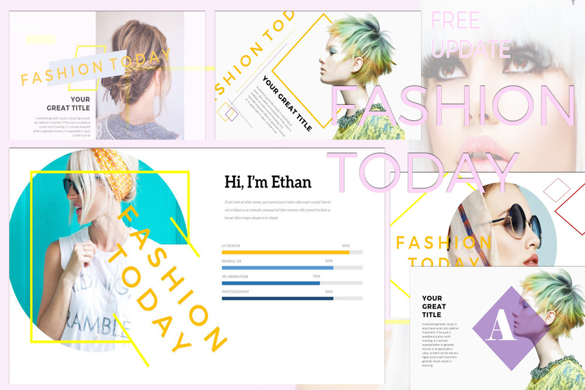 Fashion Today Powerpoint Templates, a Presentation Template by SlideBester (Photo 3 of 15)