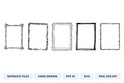 Whimsical hand drawn vintage frames, an Illustration by SappiStudio (Thumbnail 2 of 3)