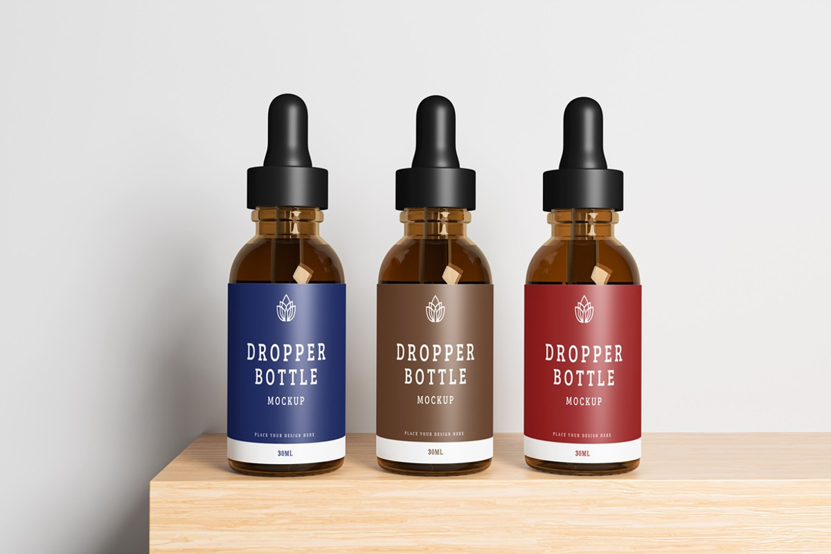 Dropper Bottle Mockup, a Packaging Mockup by AndikaGraphic (Photo 5 of 7)