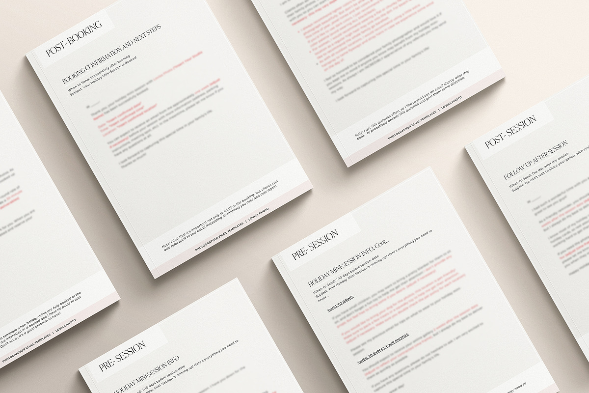 Mini-Session Email Templates, an Email Template by Honor Template Shop