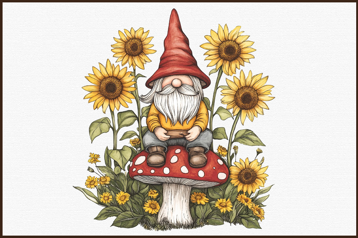 Watercolor Summer Garden Sunflower G, an Illustration by Sublimation Artist (Photo 3 of 6)