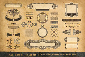 The Steampunk Vector Design Kit