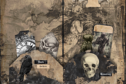 Gothic junk Journal printable Kit, a Decorative Illustration by meribela (Thumbnail 2 of 8)