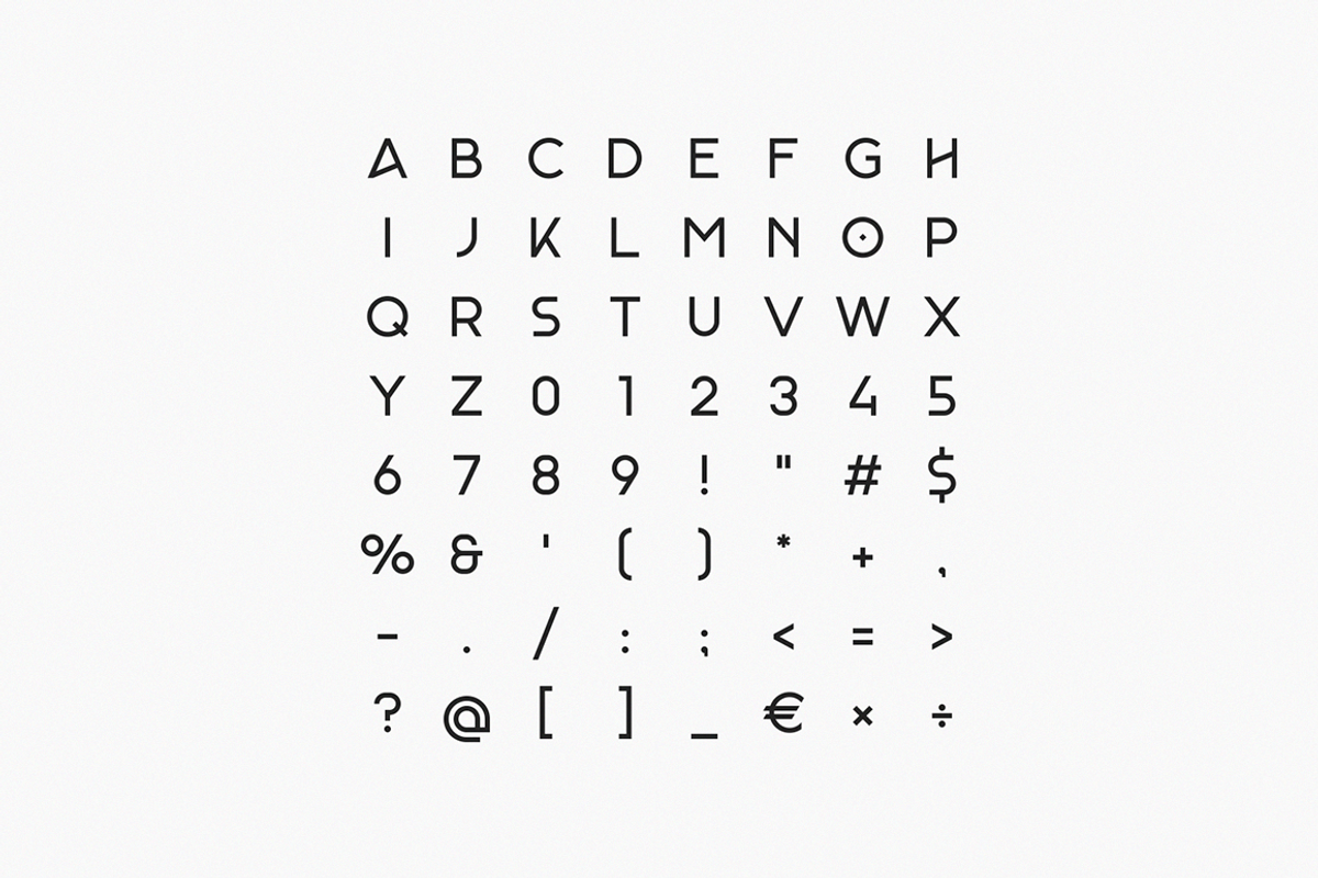 Monad Typeface preview 5