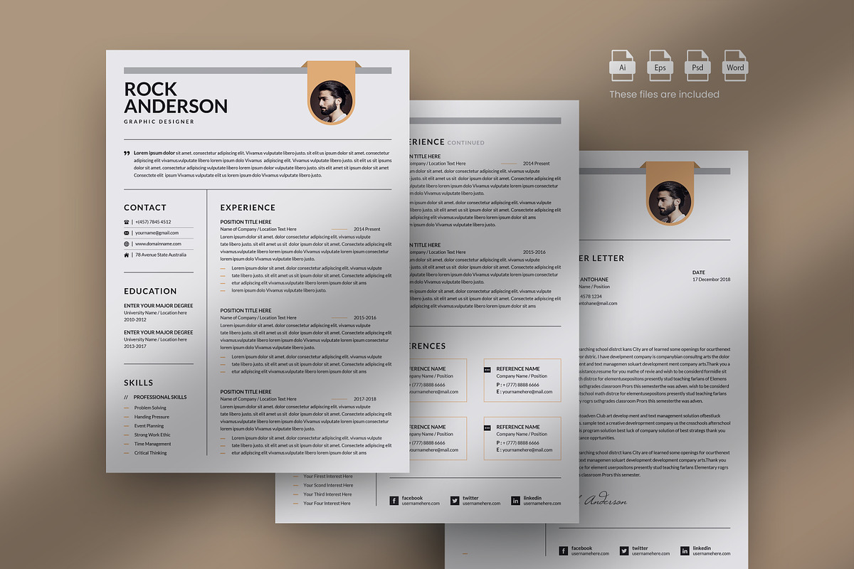 Clean Resume/CV Template