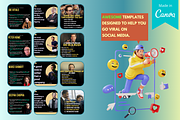 Quotes &  Lessons from Entrepreneurs, a Social Media Template by Viral Content Design (Thumbnail 2 of 10)