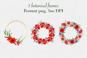 Watercolor wildflowers collection, a Decorative Illustration by mArtstore (Thumbnail 6 of 8)