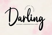 Darling - Natural Handwritten Font, a Handwritten Font by Letterayu Studio (Thumbnail 1 of 8)