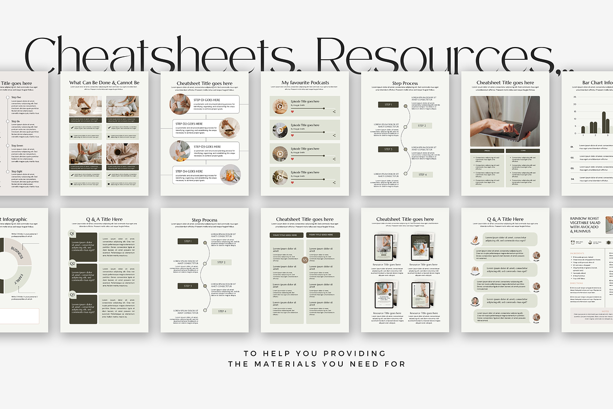 Canva Health Ebook WorkBook Ellen, a Magazine Template by Lovely Confetti (Photo 6 of 8)
