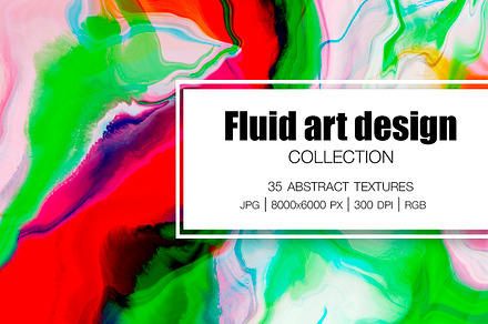 Fluid art design Collection