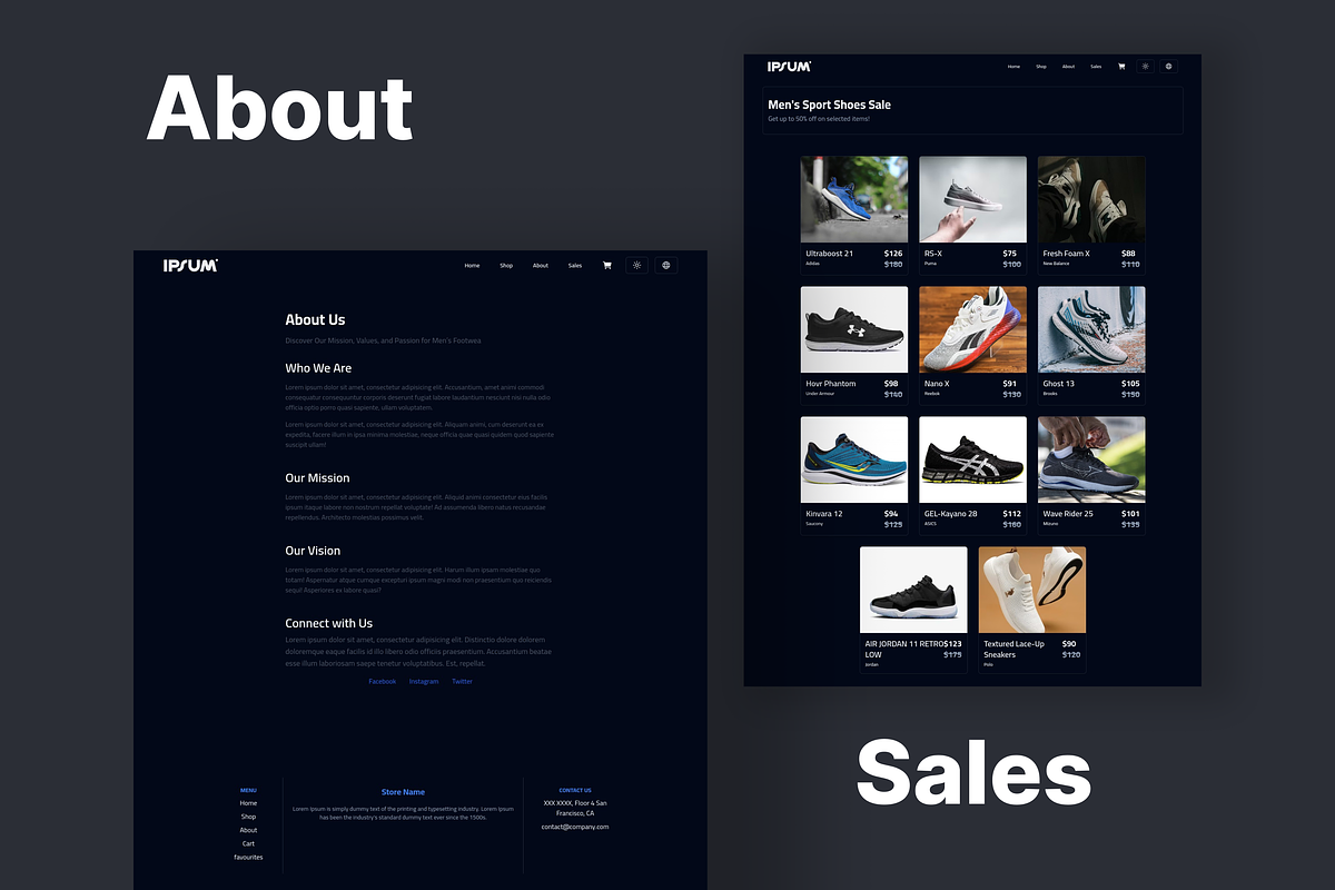 E-commerce template with VueJs, a Vue Template by Amine's Store (Photo 3 of 3)