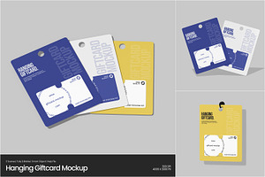 Hanging Giftcard Mockup, a Packaging Mockup by Permadi Creative