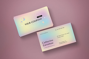 Gradient Business Cards