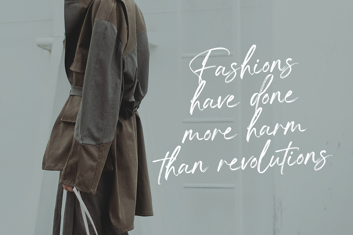 Fightever, a Script Font by Ditatype (Photo 9 of 10)