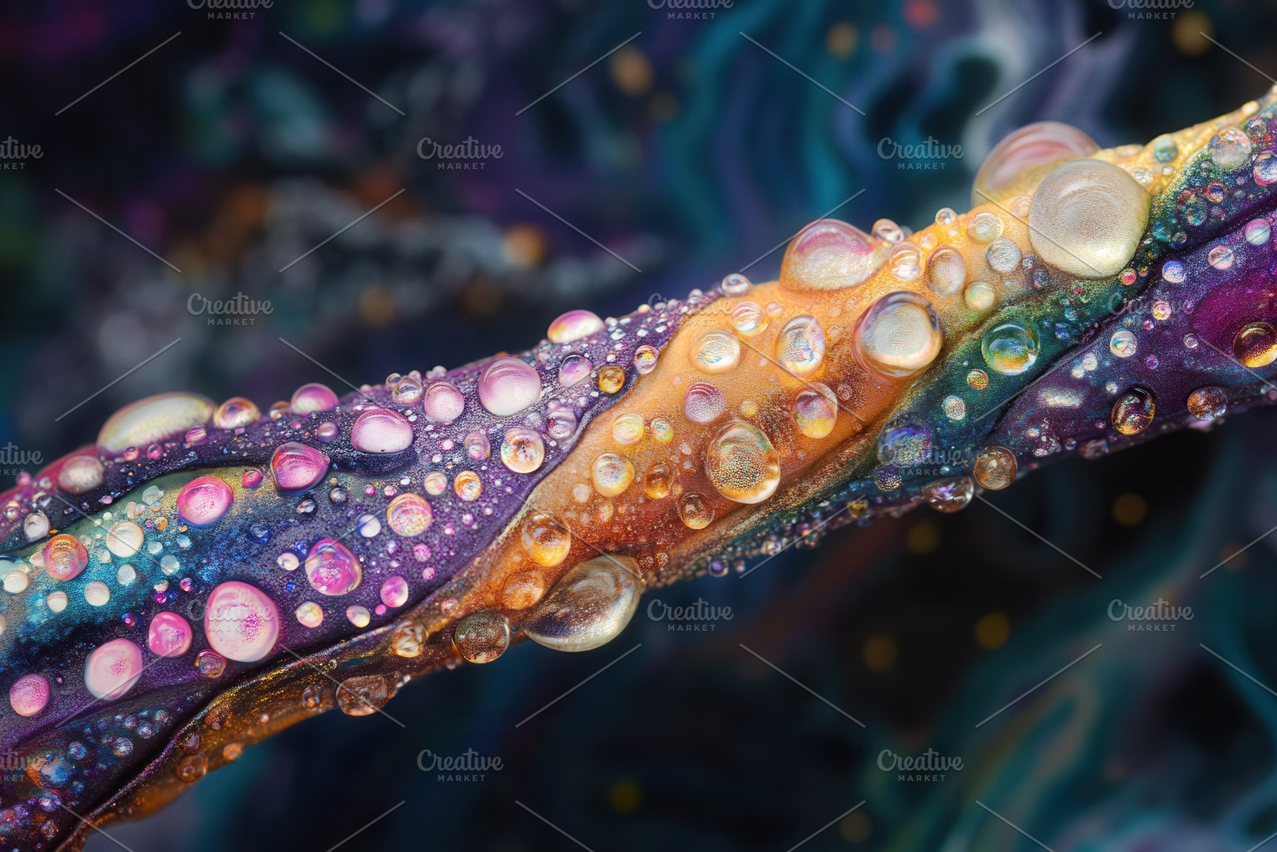 Close up of a textured plant stem, a Photo by Pavel_design